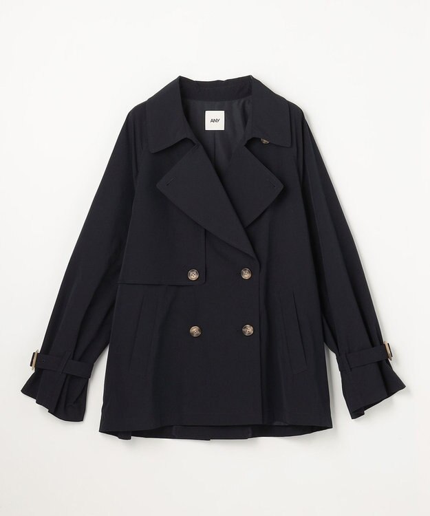ANY エアフローライトトレンチコート ネイビー