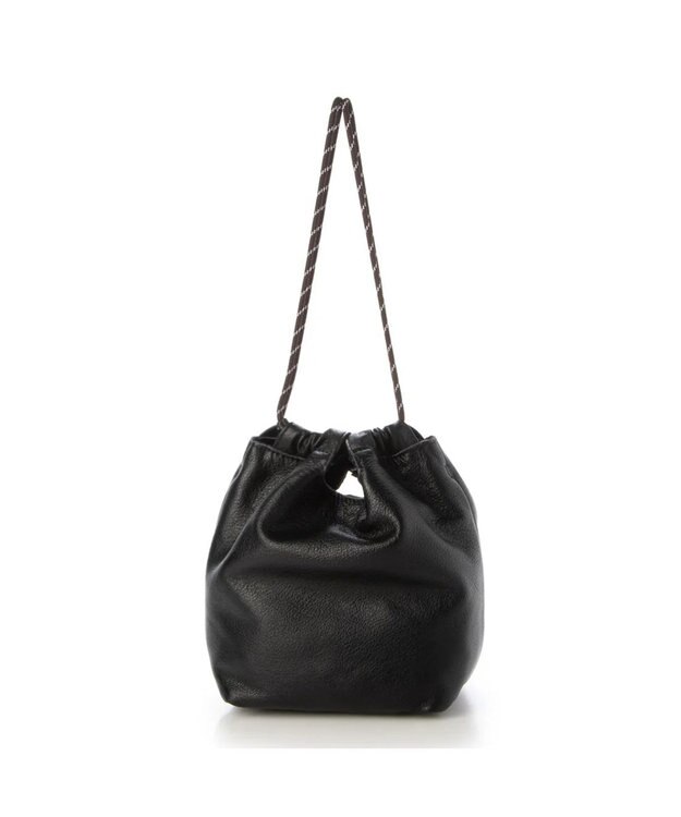 UNBILLION perche 牛革ソフト3wayコードハンドルバッグ ブラック