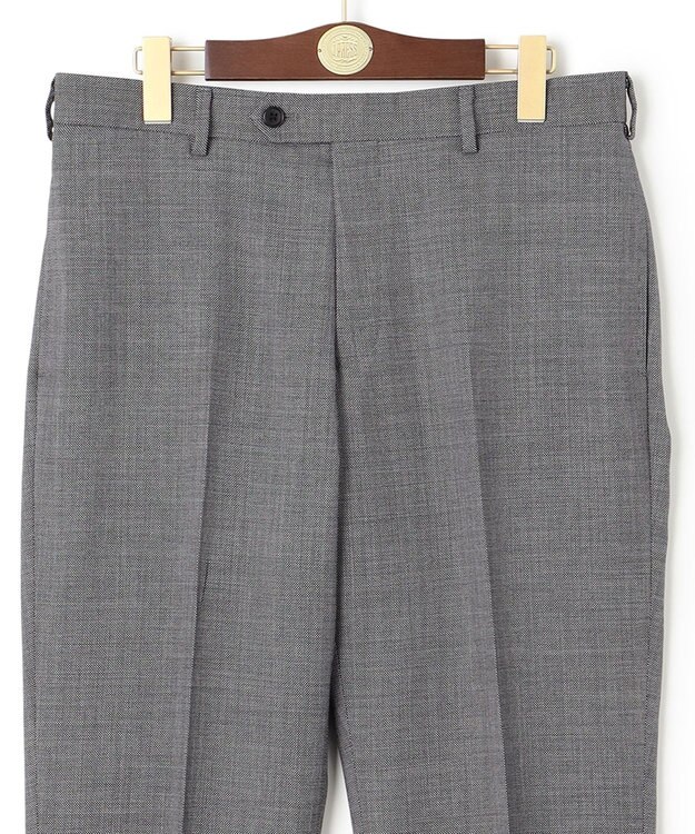 J.PRESS MEN 【WEB・一部店舗限定】ウォッシャブル バーズアイ スラックス ライトグレー系