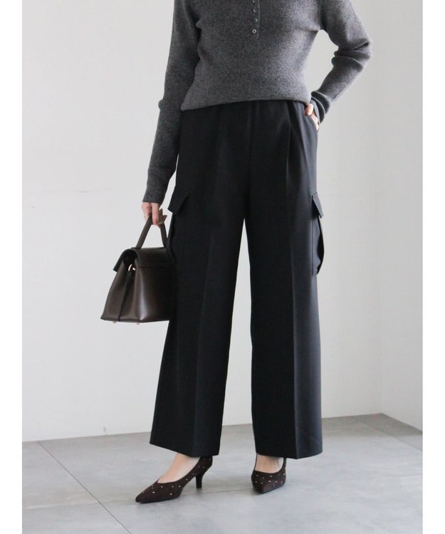 Te chichi イージーカーゴスラックス ブラック