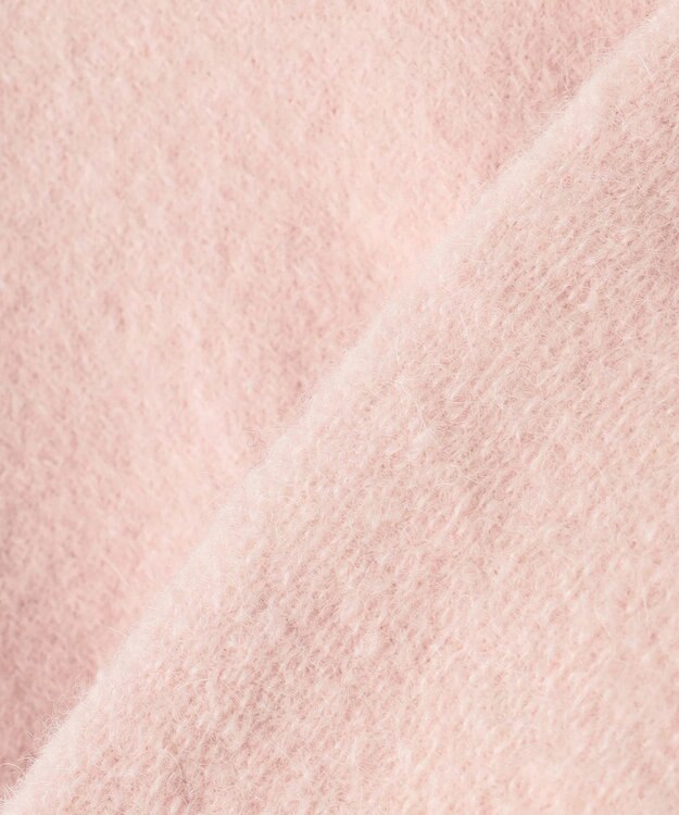 uncrave アルパカニット 深Vネック トップス（uncrave WHITE） ベビーピンク