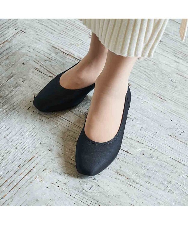 Riz raffinee <Riz raffinee>【強撥水】ブラックフォーマルパンプス ブラックキジ