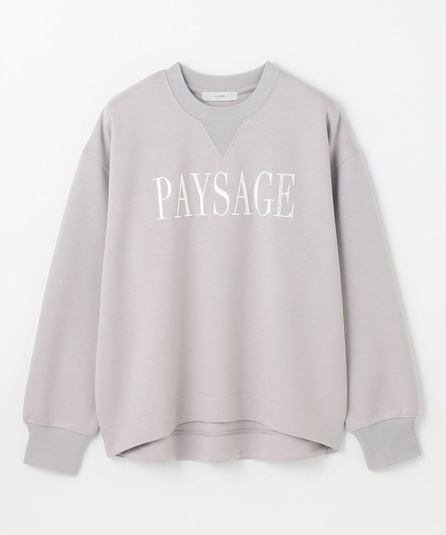 ANY ダンボールエンブロイダリープルオーバー ライトグレー