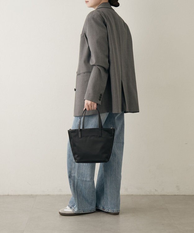 russet リバーシブル2wayトートバッグ(CE-1667) Trv-Black