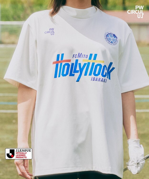 PW CIRCULUS 【UNISEX】J.LEAGUE モックネック J1所属の20クラブコラボ ゴルフ 水戸ホーリーホック