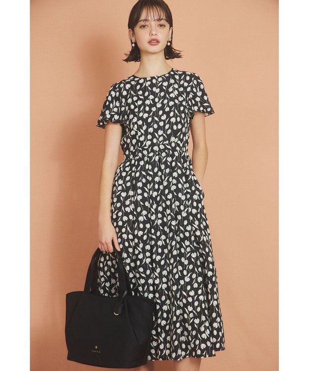 TOCCA 【洗える・吸水速乾・消臭】LITTLE TULIP ドレス ブラック系5