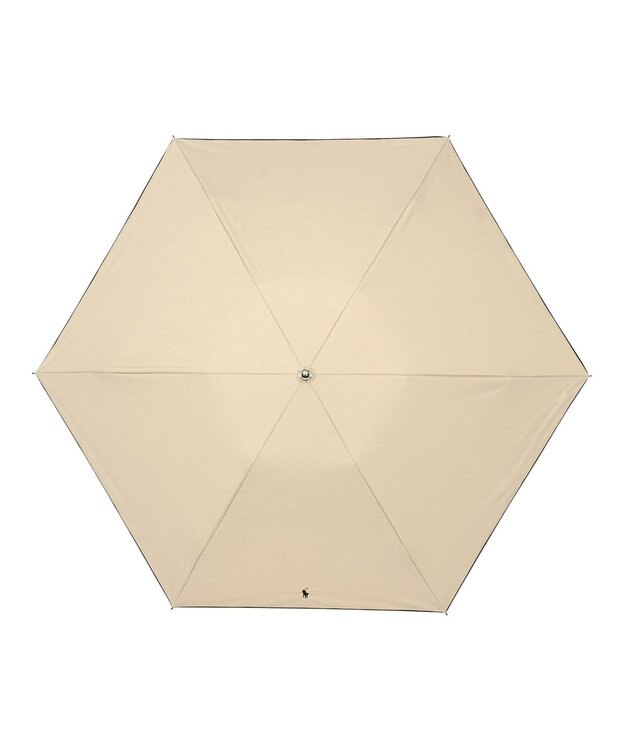 MOONBAT POLO RALPH LAUREN 晴雨兼用日傘 折りたたみ傘 ワンポイントPP／一級遮光 遮熱 UV ベージュ