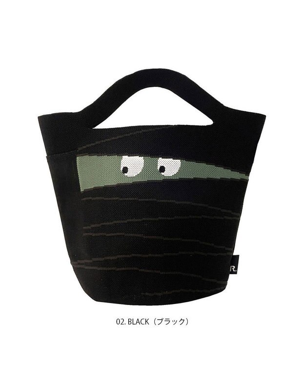 ROOTOTE 1296【インテリアになるトート】EU.デリ.グルグルミイラ-A 02：ブラック