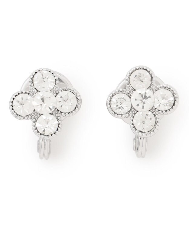 TOCCA WITH FLORA 2WAY EARRINGS イヤリング シルバー系