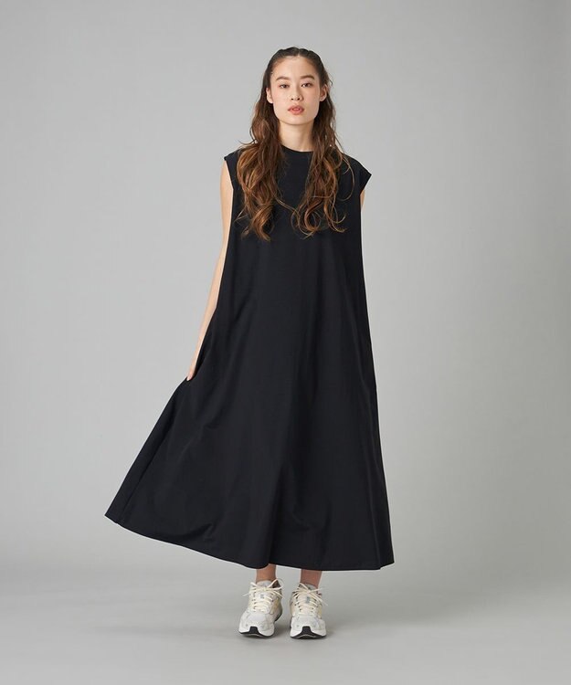 Chacott Chacott BALANCE EasyCare+ツイストワンピース ブラック