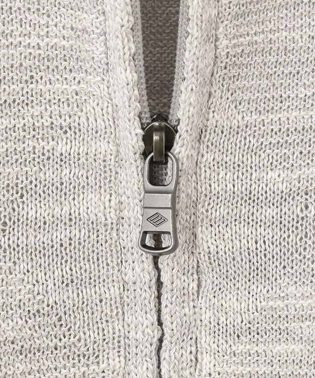 JOSEPH ABBOUD 【サスティナブル】スラブギマ ポロシャツ ライトグレー系