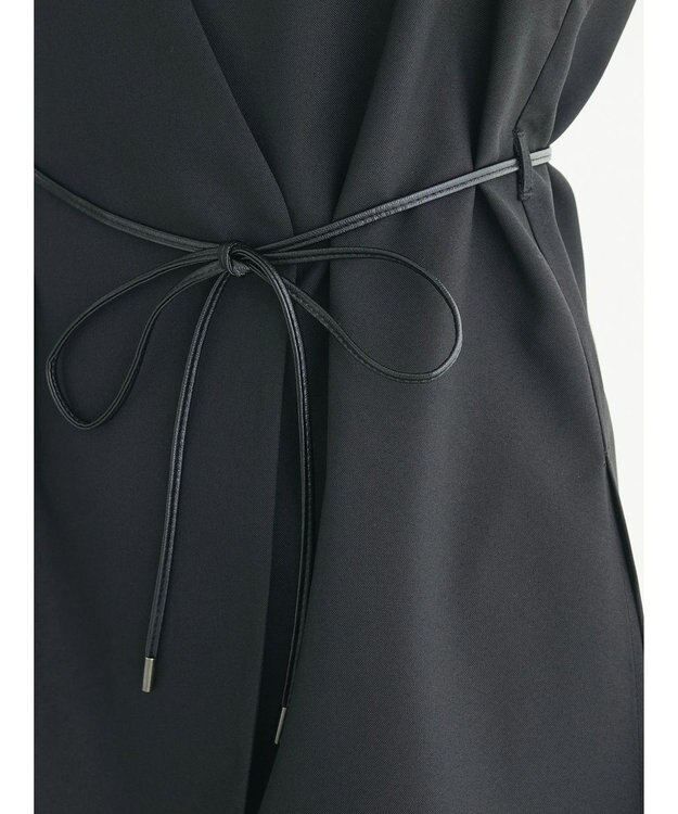 Green Parks 接触冷感　ベルト付きベスト Black