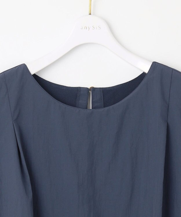 ANY SIS L 【撥水・UVカット】ウォーターサイド ワンピース ダルブルー