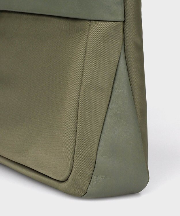 Paul Smith ナイロンブライトストライプトリム SS25 2WAYミニショルダーバッグ カーキ