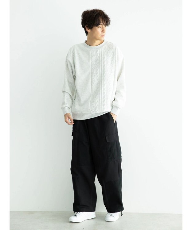 CRAFT STANDARD BOUTIQUE ＪＱカット切り替えプルオーバー2 Oatmeal