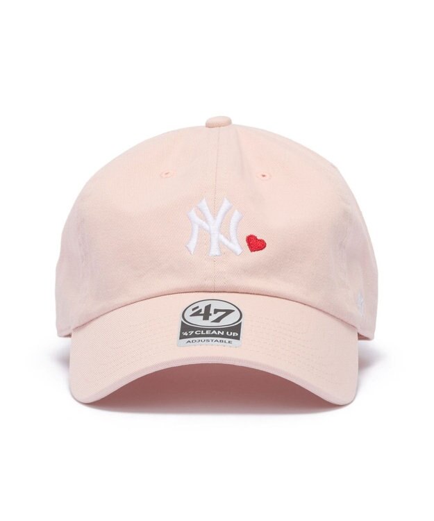 WEGO 【ユニセックス着用ITEM】＇47　CLEAN　UP　MLB　MINI　HEART ピンク