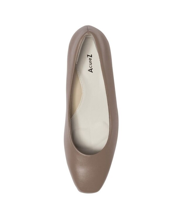 AcureZ 足ゆび広がる×キレイ プレーンパンプス「母趾にやさしい美パンプス」 アンバー