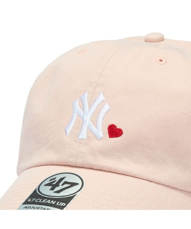 WEGO 【ユニセックス着用ITEM】＇47　CLEAN　UP　MLB　MINI　HEART ピンク