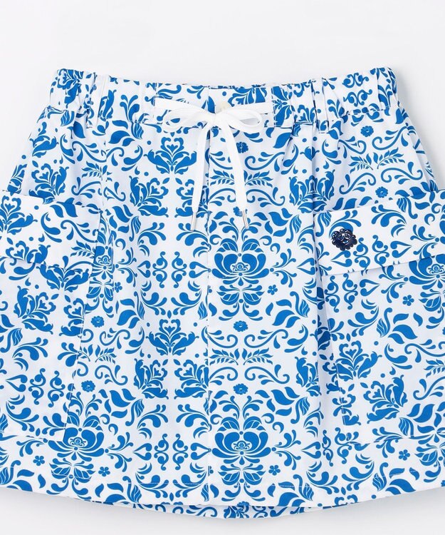 PW CIRCULUS 【 吸水速乾 / ストレッチ 】【WOMEN】裾2WAY デルフト バルーンスカート ゴルフウェア レディース スカイブルー系5