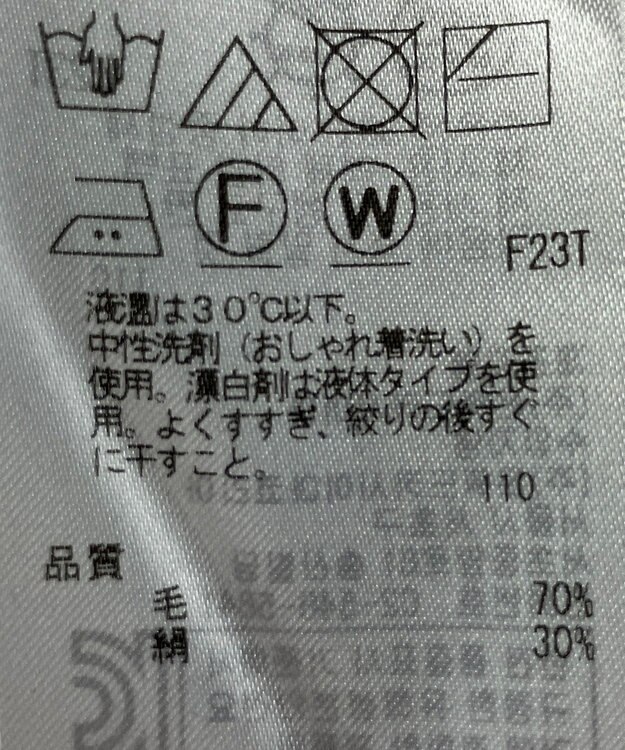 ONWARD Reuse Park 【23区】ニット秋冬 ネイビー