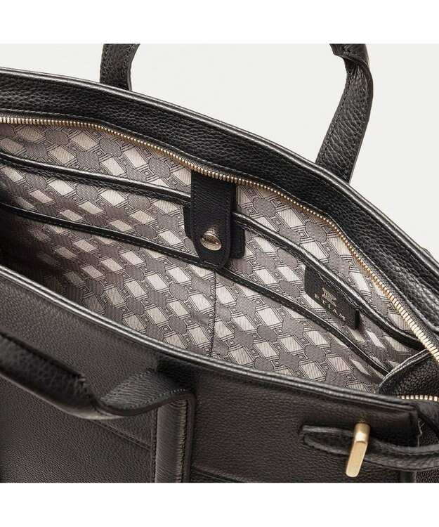 GOTAIRIKU 【ETIAM】シュリンク サイドベルトブリーフケース《Unite》 ブラック系