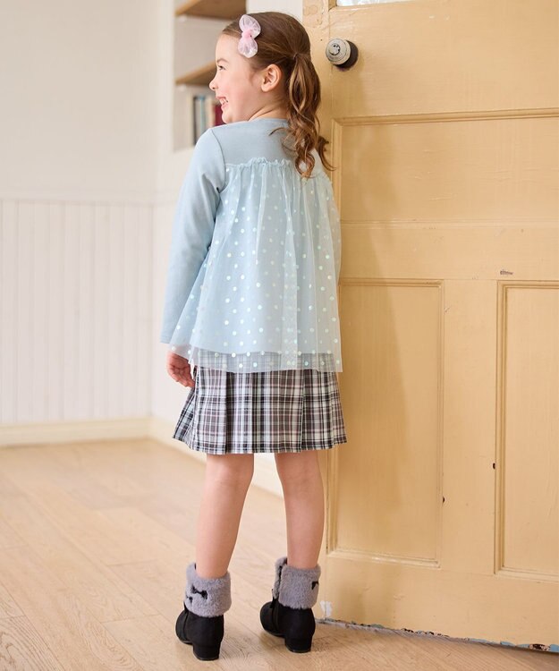 ANY KIDS トゥシューズバックシャン長袖Tシャツ ミント