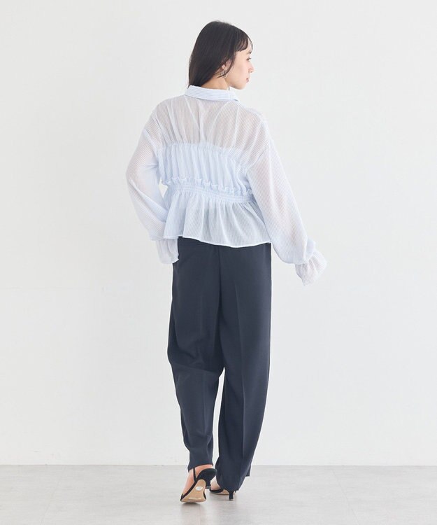 earth music&ecology ストレートパンツ Navy