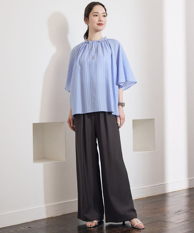 自由区 【SHIHOさん着用・ベーシック】レザースリム バングル グレー