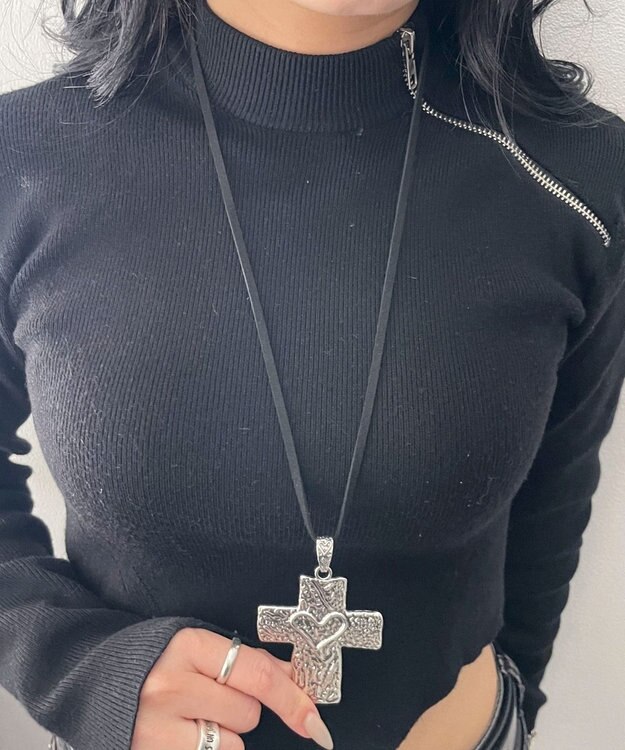 WEGO LBIGクロスコードネックレス 柄2