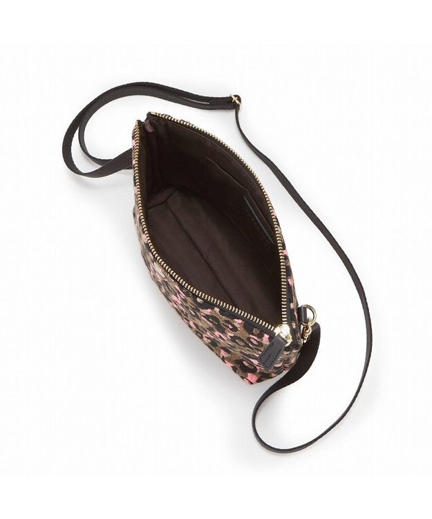 TOPKAPI 【TREASURE TOPKAPI】アニマルジャガード 2WAY ショルダーバッグ ブラウン