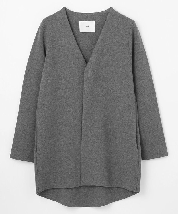 NAVE 【xNAVE】川上桃子コラボ ニットジャケット グレー系