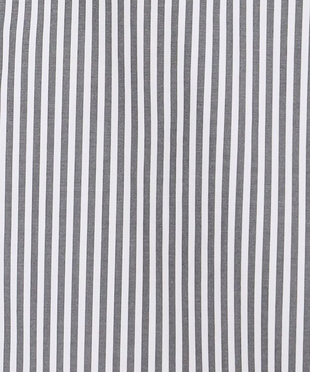 J.PRESS LADIES エステネージュストライプ シャツ ブラウス ブラックストライプ系