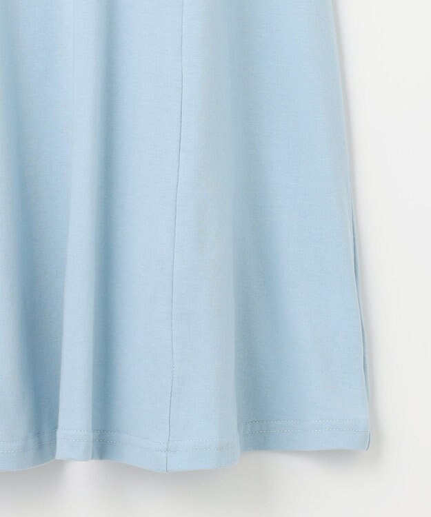 ANY KIDS ひんやりクール カットソーワンピース サックスブルー