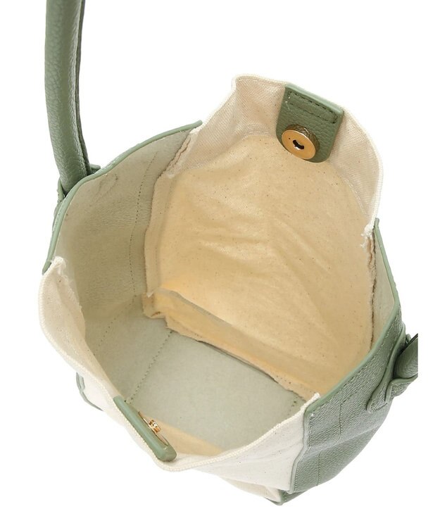 Green Parks ・ＱＵＯＮ　軽量キャンバスワンショルダーバッグ Green