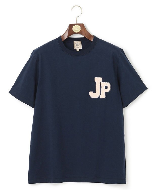 J.PRESS MEN J.PRESS サガラワッペンTシャツ ネイビー系