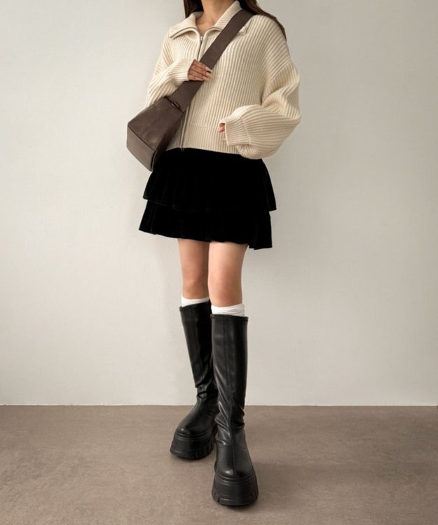 WEGO 2wayベルトワンショルダー ブラウン