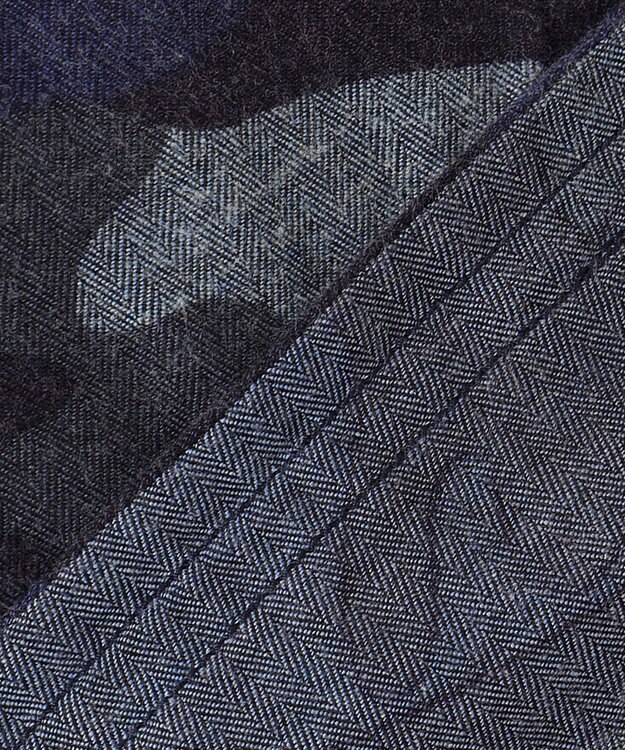 JOSEPH ABBOUD MOUNTAIN 【UNISEX】JOEコットンカモフラージュ シャツ ネイビー系7