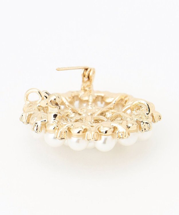 ANY 【2セット】【2WAY】パールブローチ付ネックレス ライトゴールド