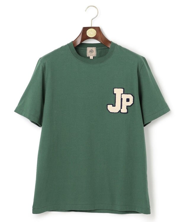 J.PRESS MEN J.PRESS サガラワッペンTシャツ グリーン系