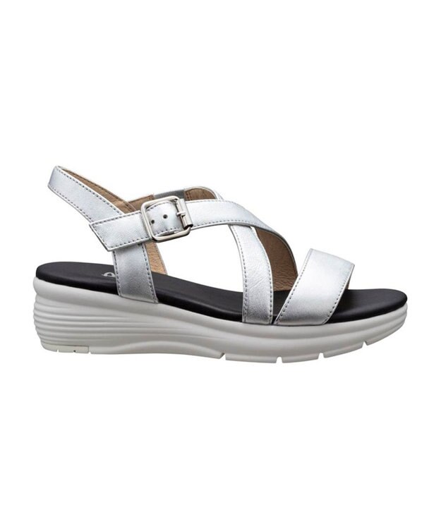 REGAL FOOT COMMUNITY 【アールドット】S13C 厚底ウエッジサンダル サンダル シルバー