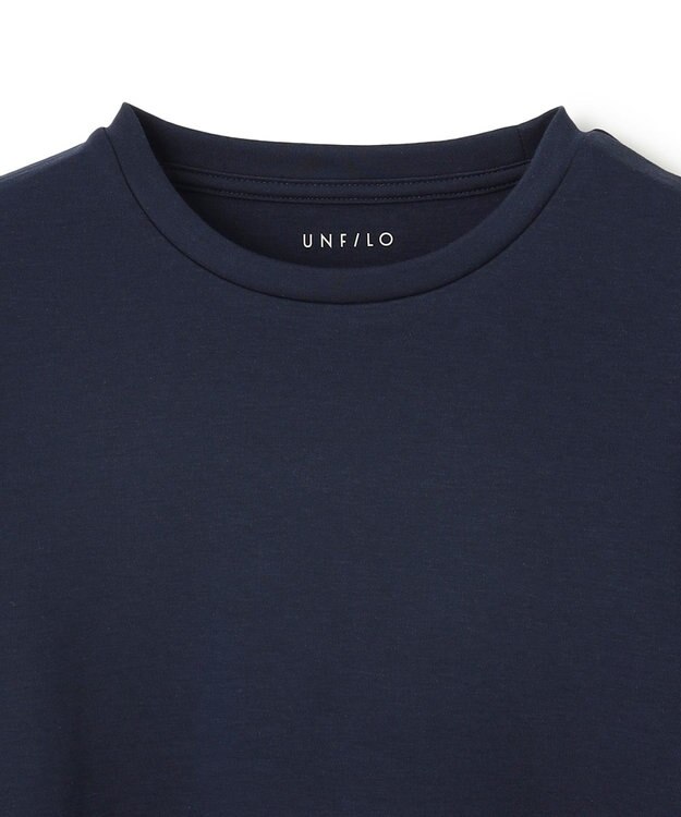 UNFILO 【110-150cm】タックスリーブTシャツ ネイビー