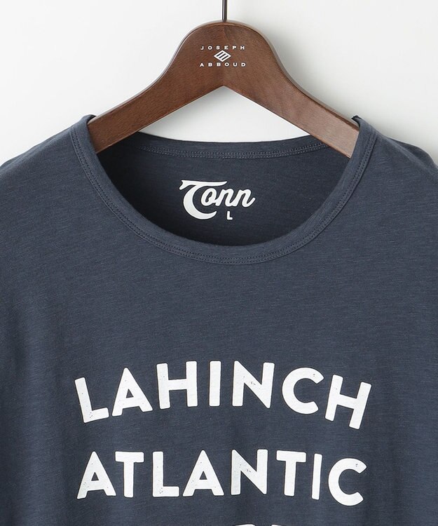 JOSEPH ABBOUD MOUNTAIN 【SPACE・オーガニックコットン】ロゴＴシャツ ネイビー系