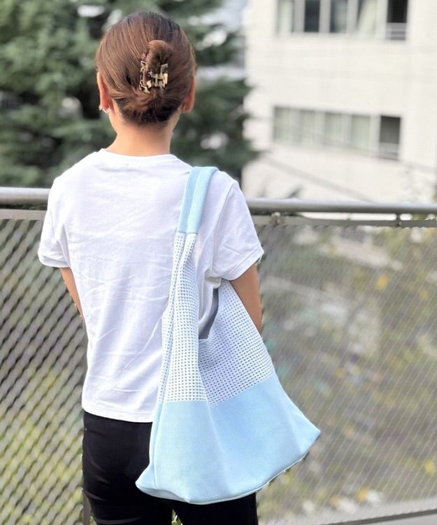 ROOTOTE 3582【ルートート】LT.ラウンド.メッシュ.ニット-A 03：ライトブルー