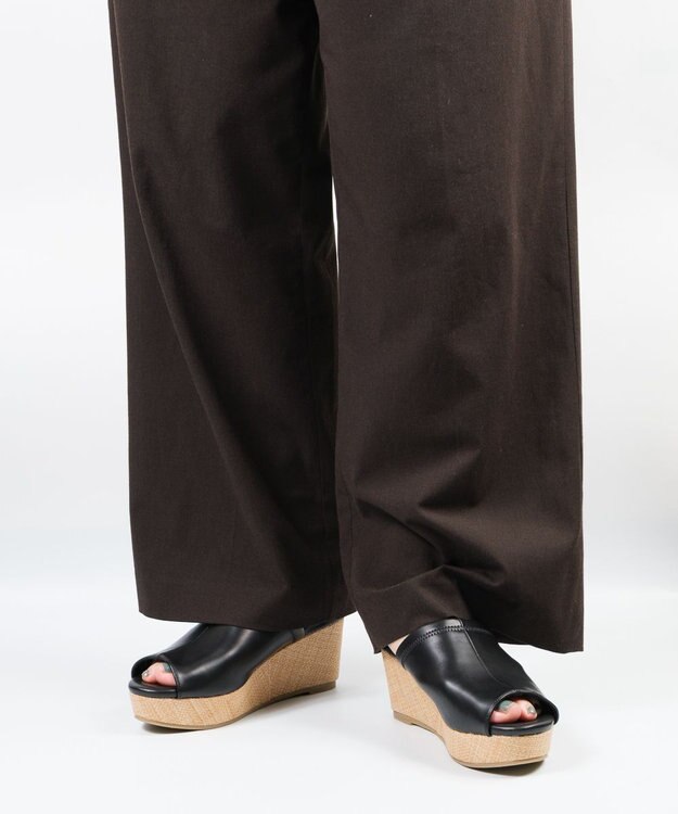 BONTRE 【pied du lapan/ピエドラパン】ストレッチミュールサンダル/50755ZI ブラック