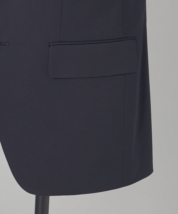 GOTAIRIKU オールシーズン対応【御幸毛織】WOOL×SOLOTEX ストレッチスーツ（ネイビー無地） ネイビー系