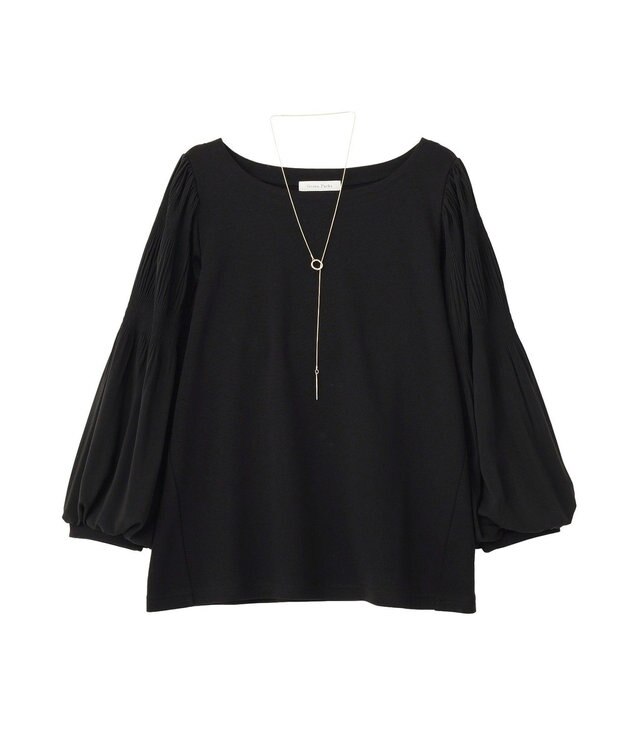 Green Parks ＳＥＴ２点　ネックレス＋マジョリカプルオーバー Black