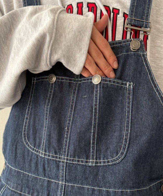 WEGO オーバーオール デニム中濃色