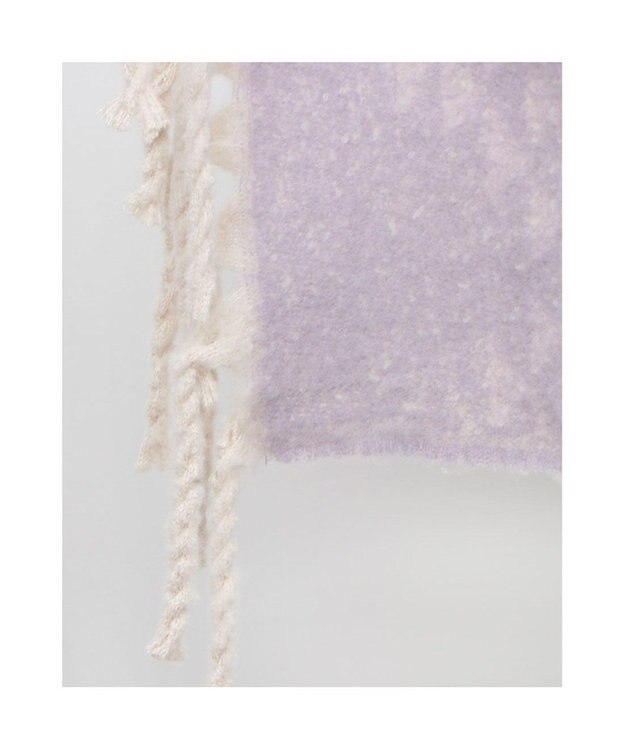 UNBILLION カシュネ cache nez / リサイクルポリオルテガ柄ジャカードストール パープル