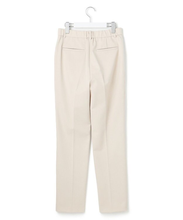 23区 L 【VERY掲載/撥水加工/洗える】TRストレッチギャバ テーパード パンツ アイボリー系