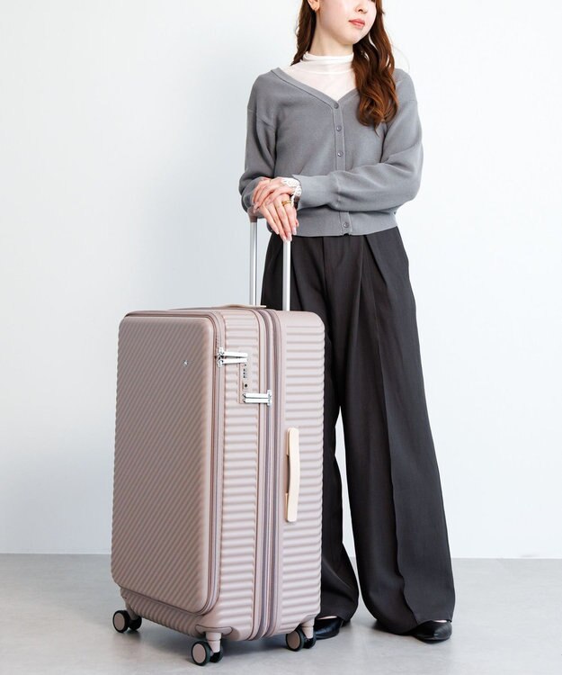 ACE BAGS & LUGGAGE HaNT ココント スーツケース 88/102L エキスパンド 05517 ハント ソイル・ピンク
